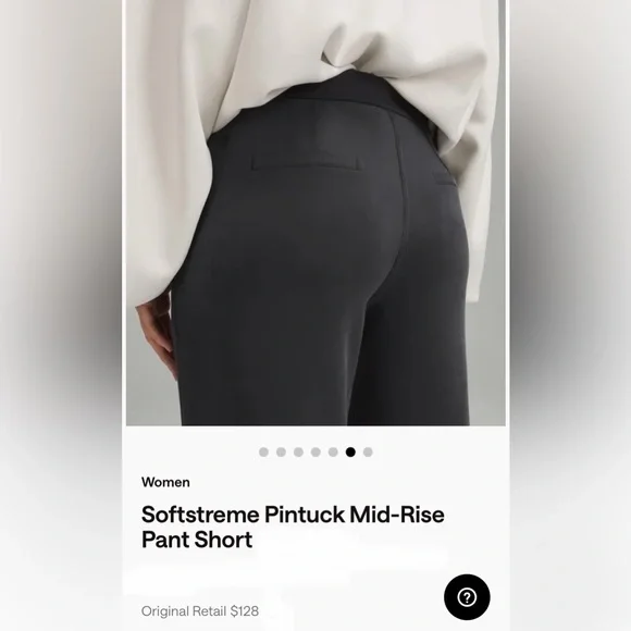Lululemon Softstreme Pintuck Mid-Rise Pant - Picture 7 of 7